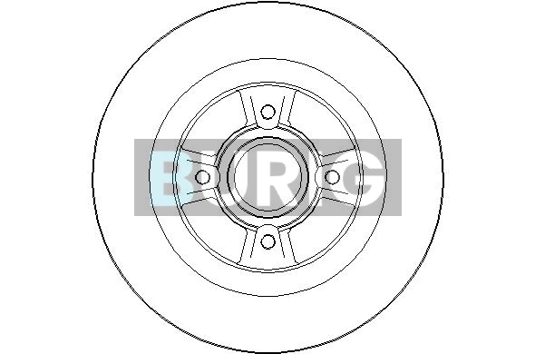 Burig féktárcsa - B010286 - TothCarparts
