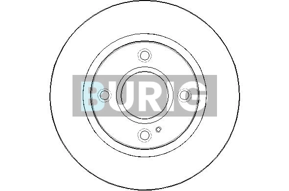 Burig féktárcsa - B010009 - TothCarparts
