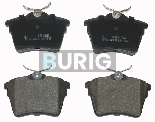 Burig fékbetétkészlet, tárcsafék - B020154 - TothCarparts