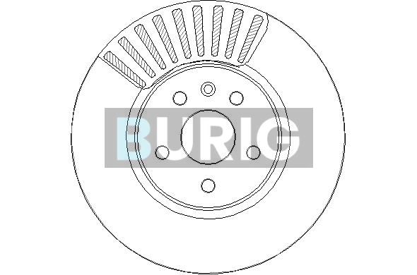 Burig féktárcsa - B010417 - TothCarparts