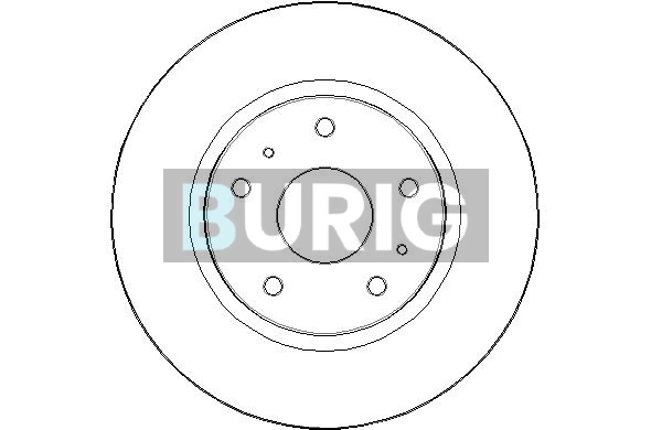 Burig féktárcsa - B011220 - TothCarparts