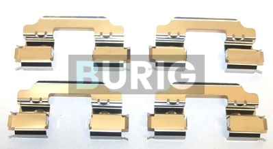 Burig tartozékkészlet, tárcsafékbetét - B06C0025 - TothCarparts