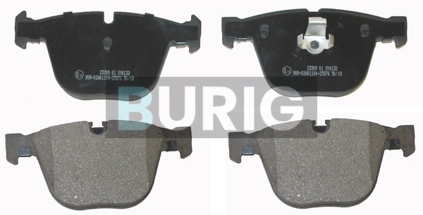 Burig fékbetétkészlet, tárcsafék - B020329 - TothCarparts