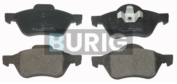 Burig fékbetétkészlet, tárcsafék - B020138 - TothCarparts