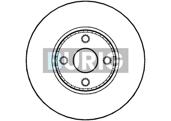 Burig féktárcsa - B010316 - TothCarparts