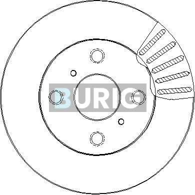 Burig féktárcsa - B010107 - TothCarparts