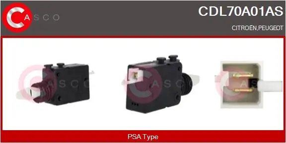 CASCO állító, központi zár - CDL70A01AS - TothCarparts