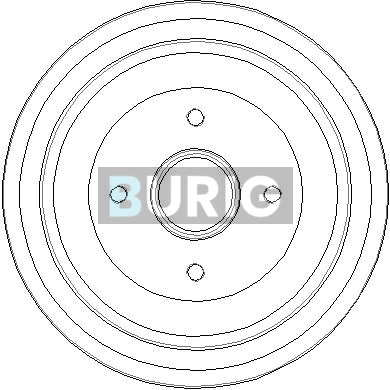 Burig fékdob - B040119 - TothCarparts
