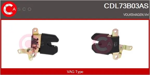 CASCO Hátsó csapóajtó zár - CDL73B03AS - TothCarparts