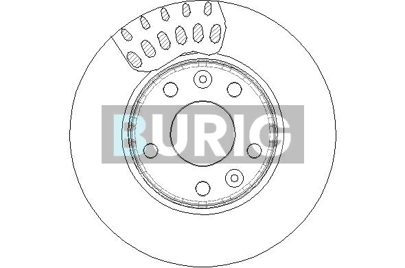 Burig féktárcsa - B010059 - TothCarparts