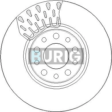 Burig féktárcsa - B010490 - TothCarparts