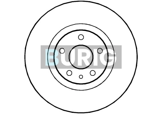 Burig féktárcsa - B010096 - TothCarparts