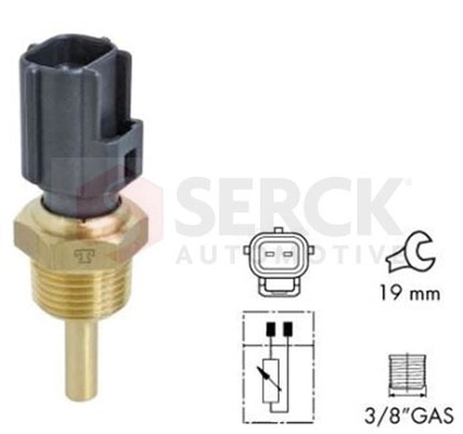 SERCK AUTOMOTIVE érzékelő, hűtőfolyadék-hőmérséklet - CCT0001 - TothCarparts
