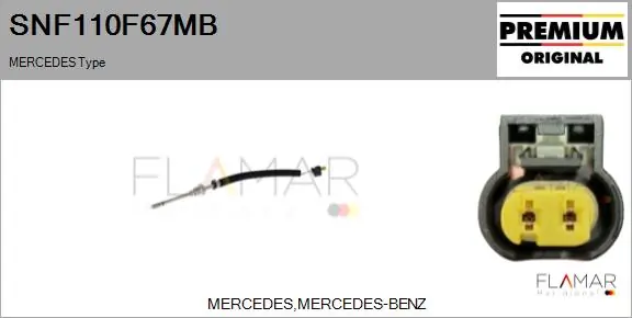 FLAMAR Érzékelő, kipufogógáz-hőmérséklet - SNF110F67MB - TothCarparts