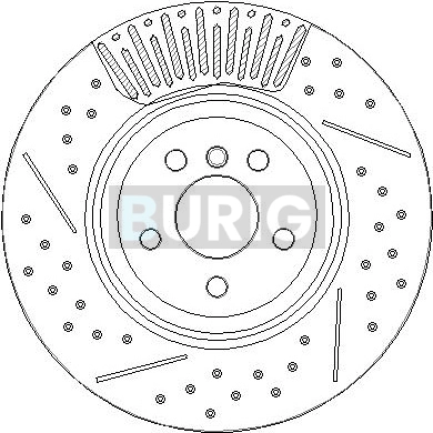 Burig féktárcsa - B011570 - TothCarparts