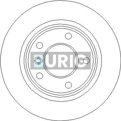 Burig féktárcsa - B010347 - TothCarparts