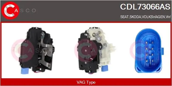 CASCO Ajtózár - CDL73066AS - TothCarparts