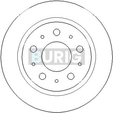 Burig féktárcsa - B011442 - TothCarparts