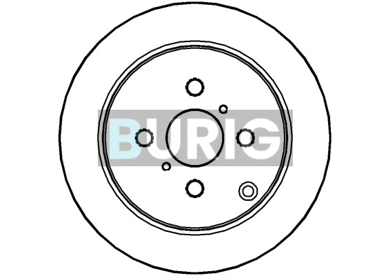 Burig féktárcsa - B010657 - TothCarparts
