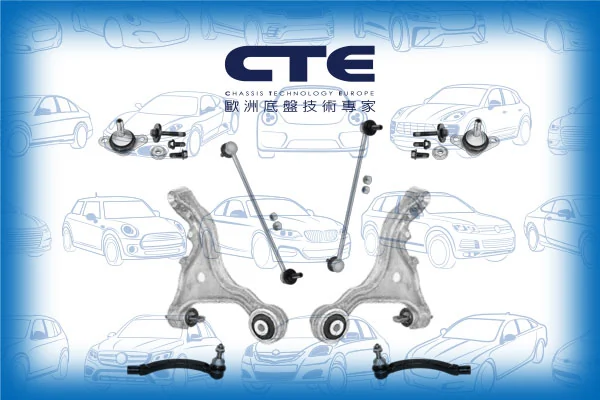 CTE Vezetőkarkészlet, kerékfelfüggesztés - COS17002 - TothCarparts