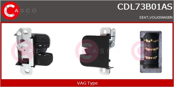 CASCO Hátsó csapóajtó zár - CDL73B01AS - TothCarparts