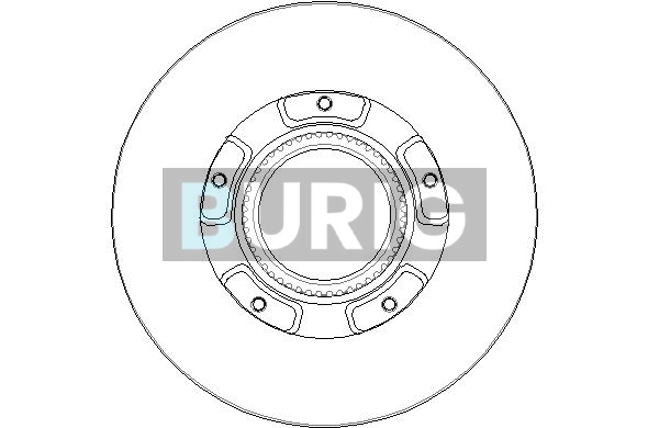 Burig féktárcsa - B010493 - TothCarparts