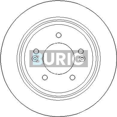 Burig féktárcsa - B011187 - TothCarparts