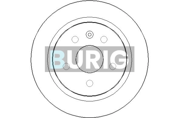 Burig féktárcsa - B010043 - TothCarparts