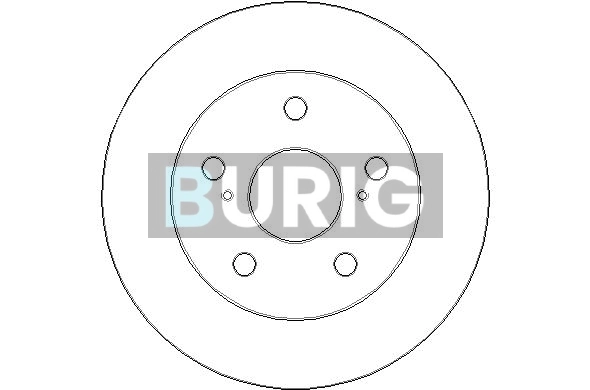 Burig féktárcsa - B010461 - TothCarparts