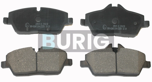 Burig fékbetétkészlet, tárcsafék - B020058 - TothCarparts