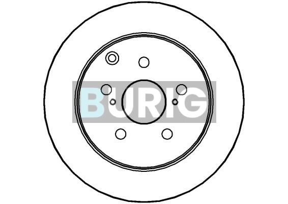 Burig féktárcsa - B010585 - TothCarparts
