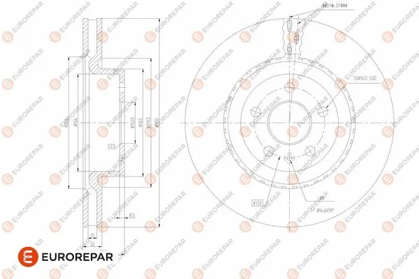 EUROREPAR féktárcsa - 1684347180 - TothCarparts
