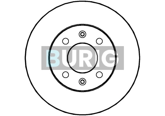 Burig féktárcsa - B010067 - TothCarparts