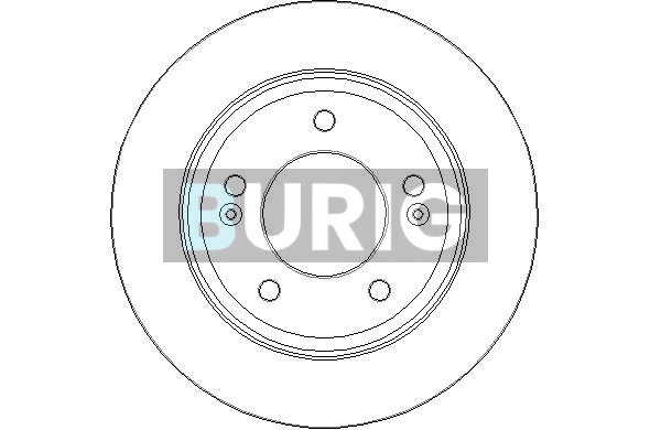 Burig féktárcsa - B010227 - TothCarparts