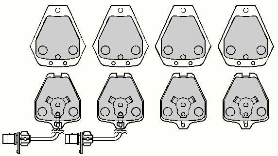 ALLIED NIPPON fékbetétkészlet, tárcsafék - ADB11764 - TothCarparts