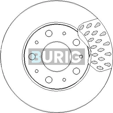 Burig féktárcsa - B010872 - TothCarparts