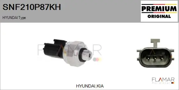 FLAMAR nyomáskapcsoló, klímaberendezés - SNF210P87KH - TothCarparts