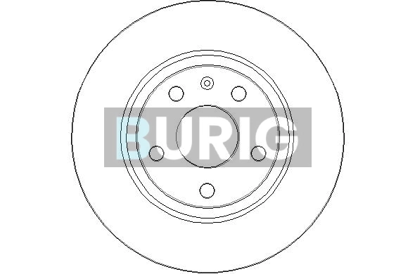 Burig féktárcsa - B010430 - TothCarparts