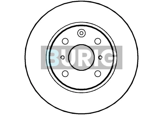 Burig féktárcsa - B010012 - TothCarparts