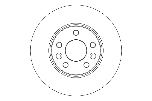 TRW féktárcsa - DF4615 - TothCarparts