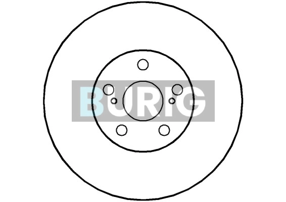 Burig féktárcsa - B010669 - TothCarparts