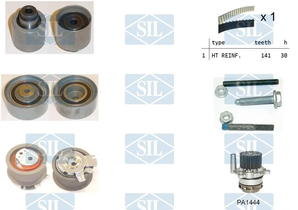 Saleri SIL Vízpumpa + fogasszíj készlet - K5PA1444 - TothCarparts