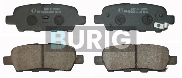 Burig fékbetétkészlet, tárcsafék - B020059 - TothCarparts