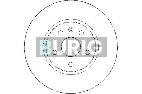 Burig féktárcsa - B010182 - TothCarparts