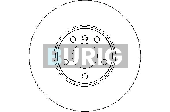 Burig féktárcsa - B010958 - TothCarparts