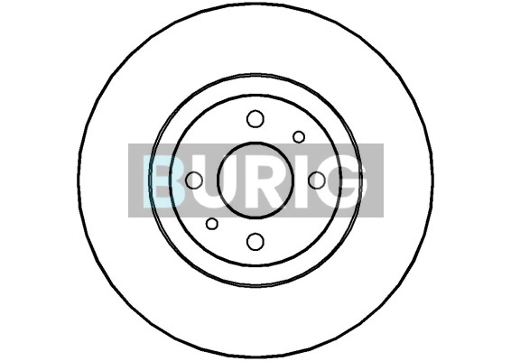 Burig féktárcsa - B010277 - TothCarparts