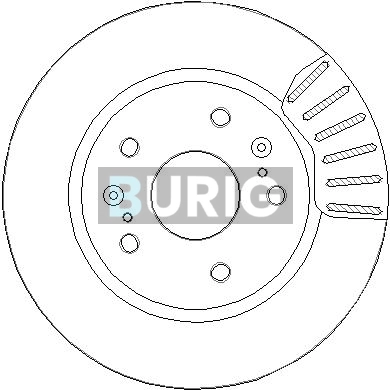 Burig féktárcsa - B011046 - TothCarparts