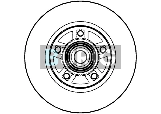 Burig féktárcsa - B010042 - TothCarparts