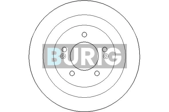Burig féktárcsa - B010806 - TothCarparts