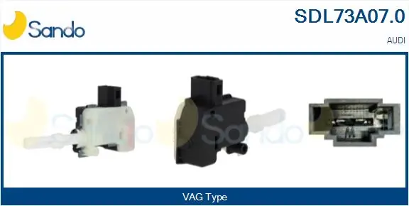 SANDO állító, központi zár - SDL73A07.0 - TothCarparts